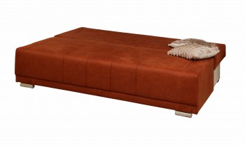 Диван - кровать "Асти" (замша дельта терракота) вариант №2/осн. в Козульке - kozulka.mebel54.com | фото