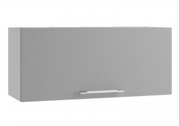 Гарда ПГ 800 шкаф верхний горизонтальный (Белый Эмалит/корпус Серый) в Козульке - kozulka.mebel54.com | фото