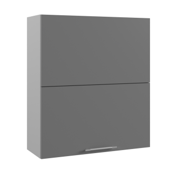 Гарда ВПГПМ 800 шкаф верхний высокий Blum Aventos (Серый Эмалит/корпус Серый) в Козульке - kozulka.mebel54.com | фото