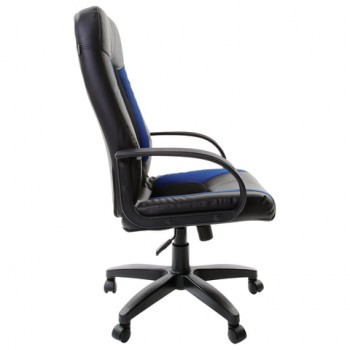 Кресло офисное BRABIX Strike EX-525 (сине-черный) в Козульке - kozulka.mebel54.com | фото