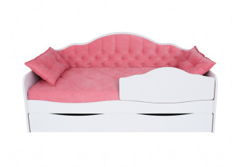 Кровать 170 серии Иллюзия Лайт 1 ящик 89 Розовый (подушки) в Козульке - kozulka.mebel54.com | фото