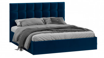 Кровать без ПМ «Эмбер» Велюр Confetti/Blue в Козульке - kozulka.mebel54.com | фото
