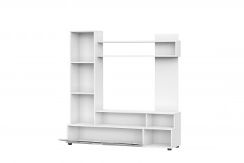 Мебель для гостиной "МГС 9" Белый / Цемент светлый в Козульке - kozulka.mebel54.com | фото