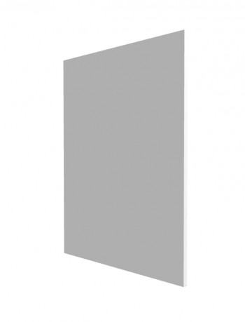 Панель торцевая С Ройс (для шкафов нижних) Белый софт в Козульке - kozulka.mebel54.com | фото