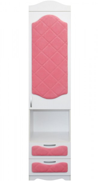 Пенал с ящиками серии Иллюзия 89 Розовый в Козульке - kozulka.mebel54.com | фото