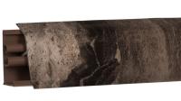 Плинтус LB-38, L=3000мм, мрамор бергамо темный в Козульке - kozulka.mebel54.com | фото