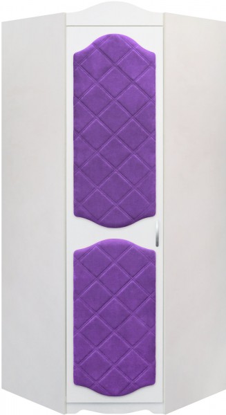 Шкаф угловой Иллюзия 32 Фиолетовый в Козульке - kozulka.mebel54.com | фото