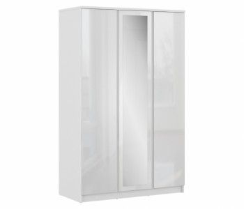 Шкаф 3-х дверный СБ-2493 Медея (Белый/Белый глянец) в Козульке - kozulka.mebel54.com | фото
