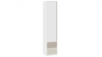 Шкаф для белья комбинированный «Сканди» Дуб Гарден/Белый/Глиняный серый в Козульке - kozulka.mebel54.com | фото