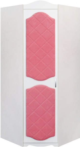 Шкаф угловой Иллюзия 89 Розовый в Козульке - kozulka.mebel54.com | фото