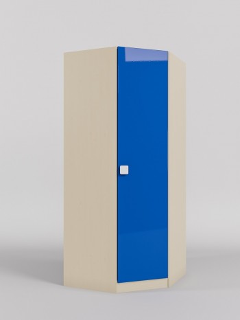 Шкаф угловой (угловая секция) Скай люкс (Синий/корпус Клен) в Козульке - kozulka.mebel54.com | фото